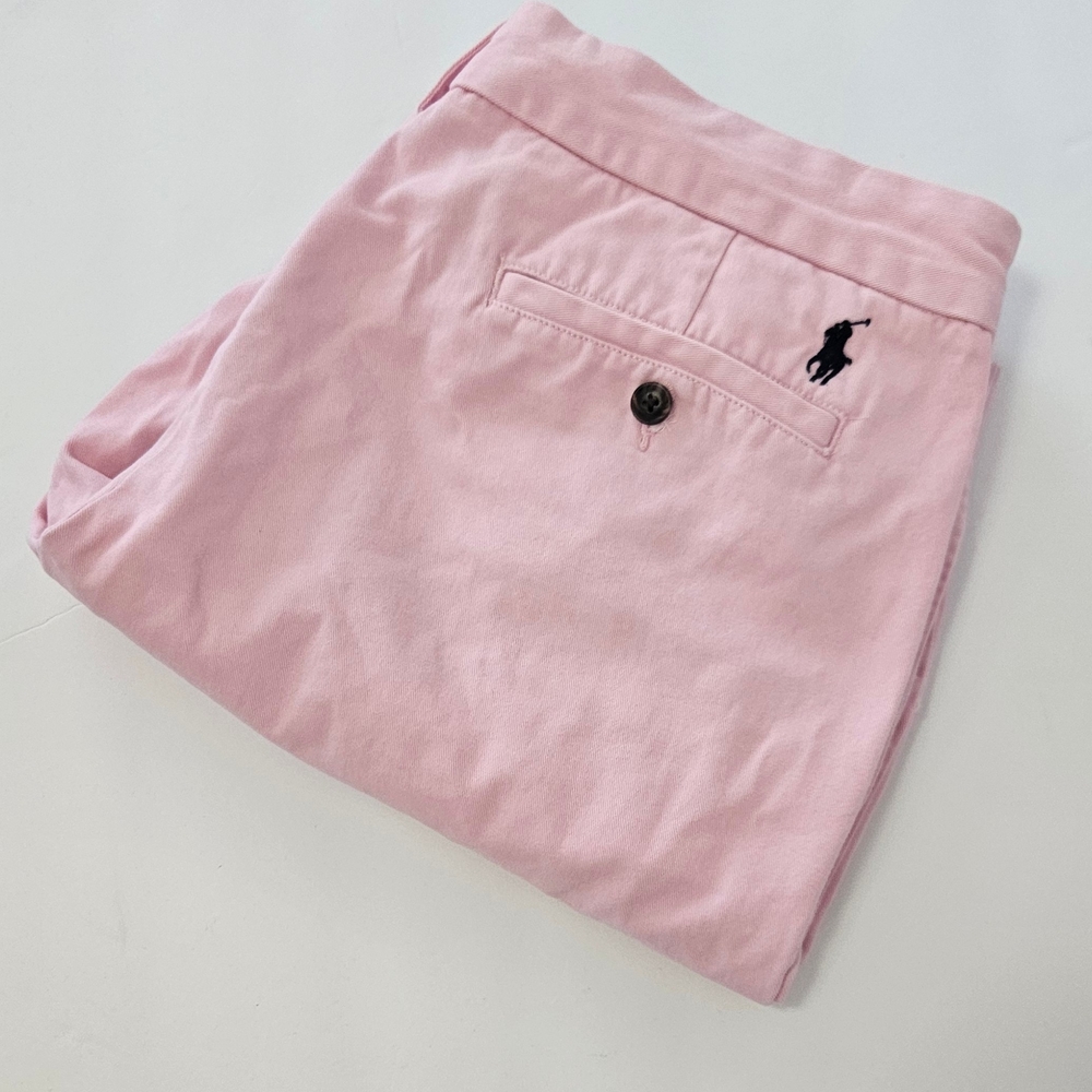 Women's Ralph Lauren Sport Plus Size Flat Front Bermuda Shorts - Pink - 14 -